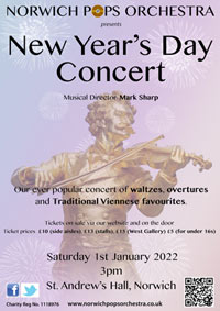 Norwich Pops Orchestra - New Year's Day 2022